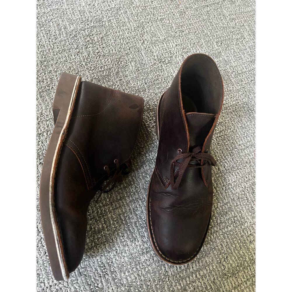 Clarks Bushacre 2
Chukka Boots, Beeswax Leather, Mens Size 10